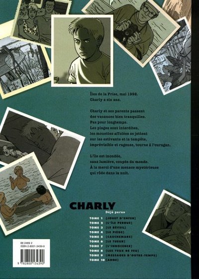 Verso de l'album Charly Tome 2 L'île perdue