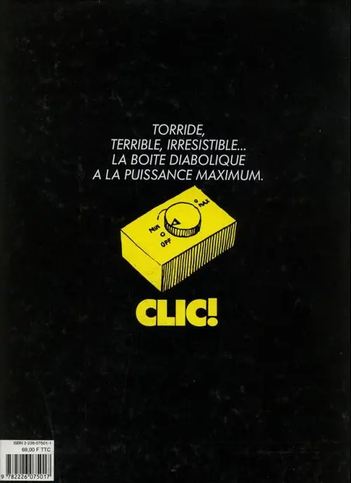 Verso de l'album Le déclic 3