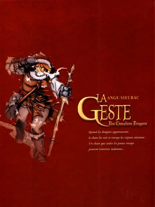 Verso de l'album La Geste des Chevaliers Dragons Tome 6 Par-delà les montagnes