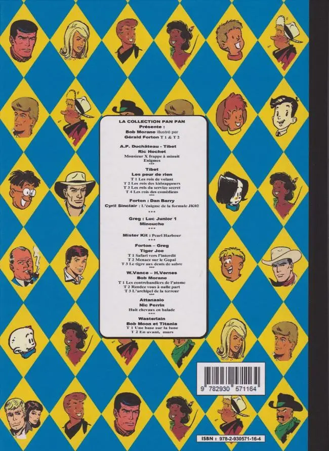 Verso de l'album Les aventures d'Alex Vainclair Ici M. Personne