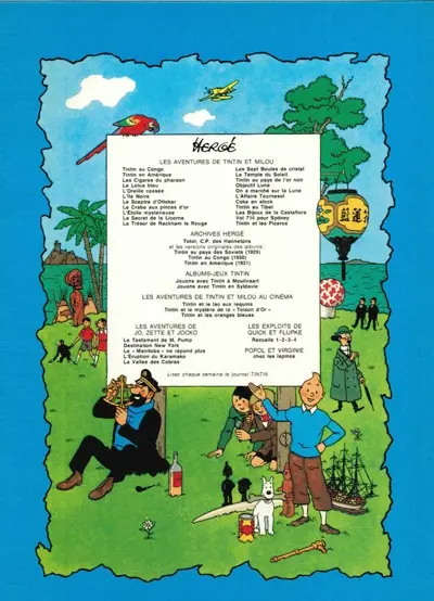 Verso de l'album Les Aventures de Jo, Zette et Jocko Tome 1 Le testament de M. Pump