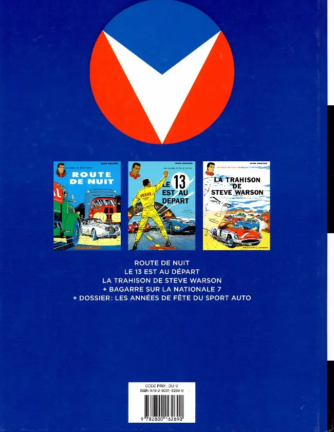 Verso de l'album Michel Vaillant L'Intégrale 2