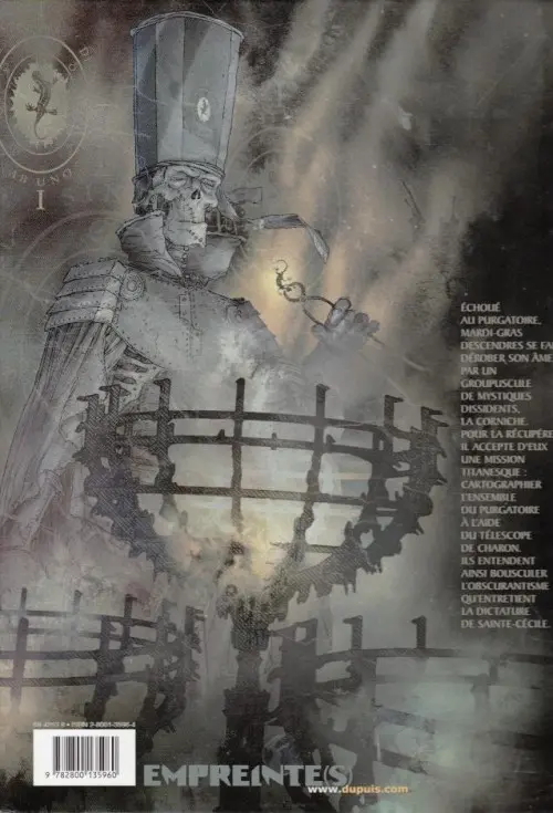Verso de l'album Monsieur Mardi-Gras Descendres Tome 2 Le Téléscope de Charon