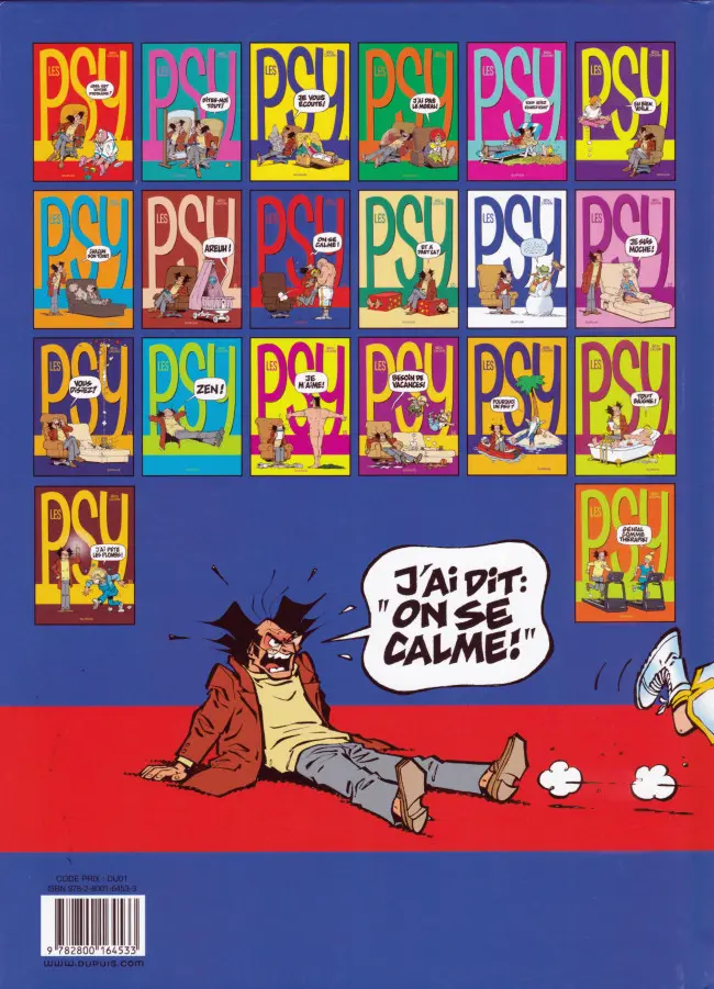 Verso de l'album Les Psy Tome 9 On se calme !