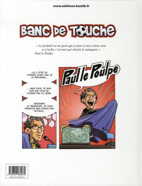Verso de l'album Banc de touche Tome 2 Le grand fiasco