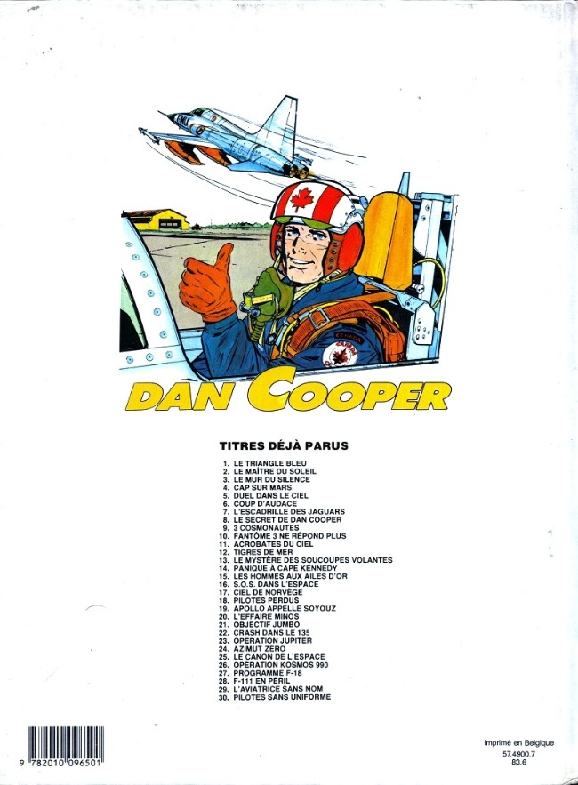 Verso de l'album Les aventures de Dan Cooper Tome 31 Navette spatiale