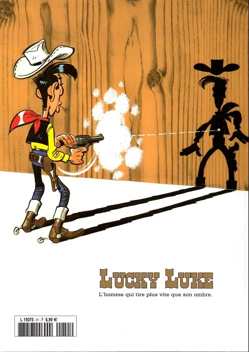 Verso de l'album Lucky Luke La collection Tome 51 Les collines noires