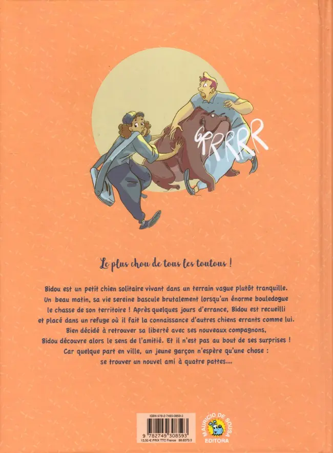 Verso de l'album Bidou Une Vie de Chien