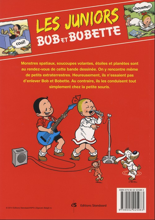 Verso de l'album Bob et Bobette (Les Juniors) Tome 8 Les p'tits astros