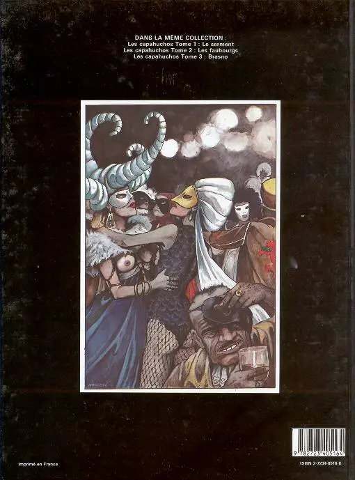 Verso de l'album Les Capahuchos Tome 3 Brasno