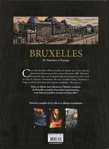 Verso de l'album Bruxelles Tome 3 De Waterloo à l'Europe
