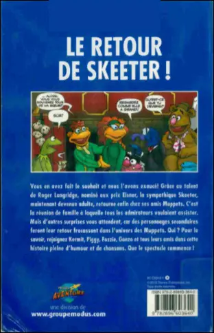 Verso de l'album BD Disney Tome 8 Réunion de famille