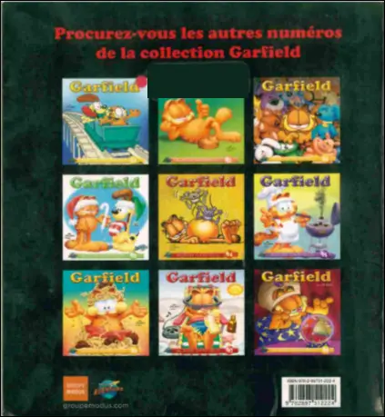 Verso de l'album Garfield #69