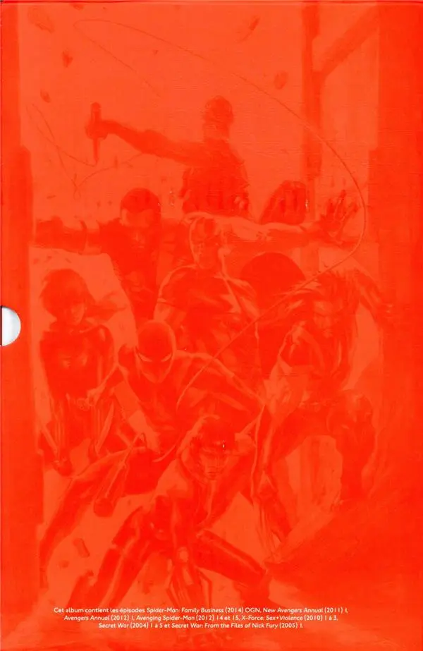 Verso de l'album Marvel par Dell'Otto