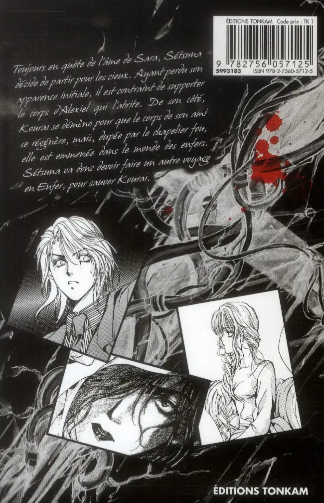 Verso de l'album Angel Sanctuary 9