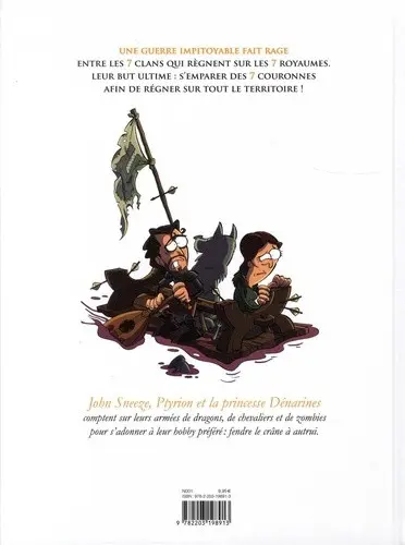 Verso de l'album Game of Crowns Tome 3 King Size