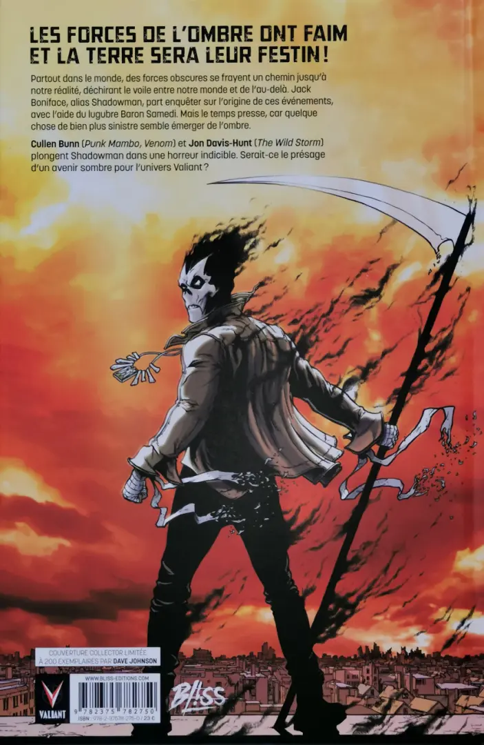 Verso de l'album Shadowman Tome 1