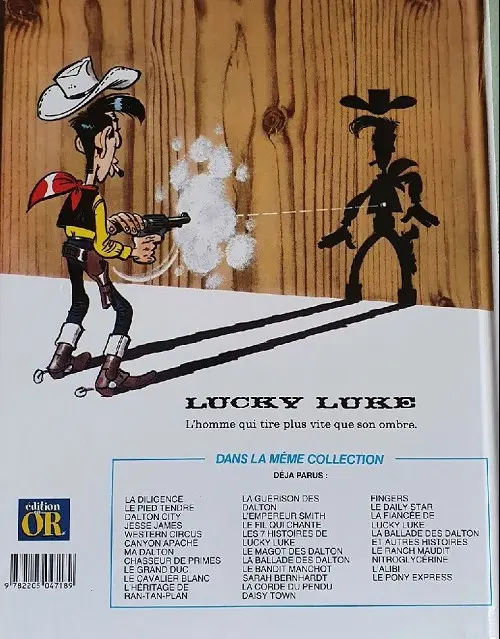 Verso de l'album Lucky Luke Tome 48 Le bandit manchot