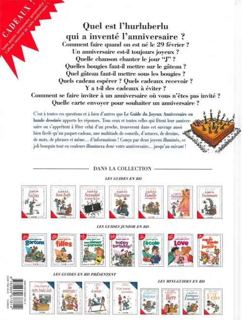 Verso de l'album Le Guide Tome 14 Le guide du joyeux anniversaire