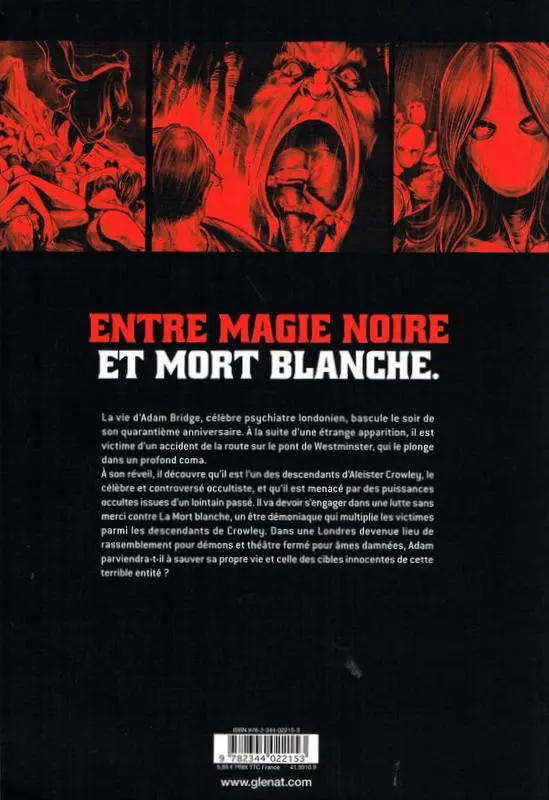 Verso de l'album Coeurs gelés