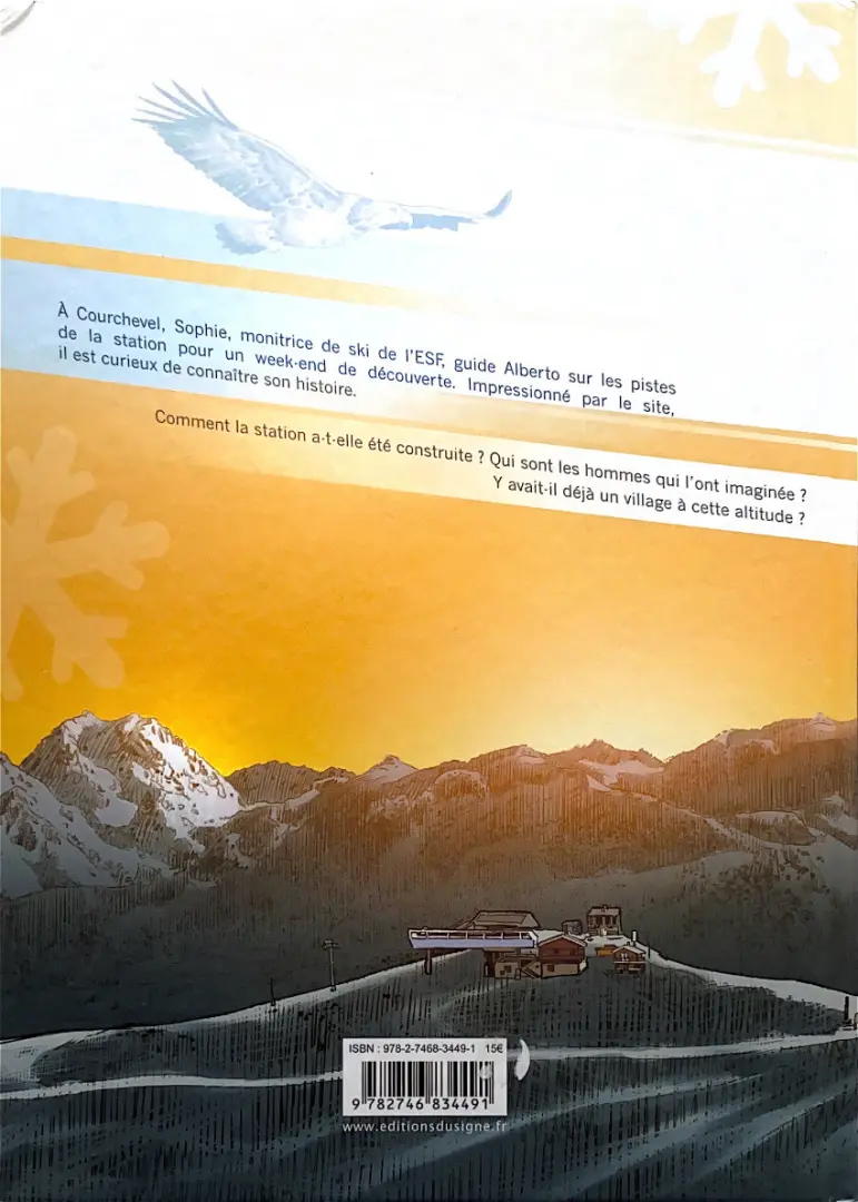 Verso de l'album Un week-end à Courchevel Histoires & Sensations