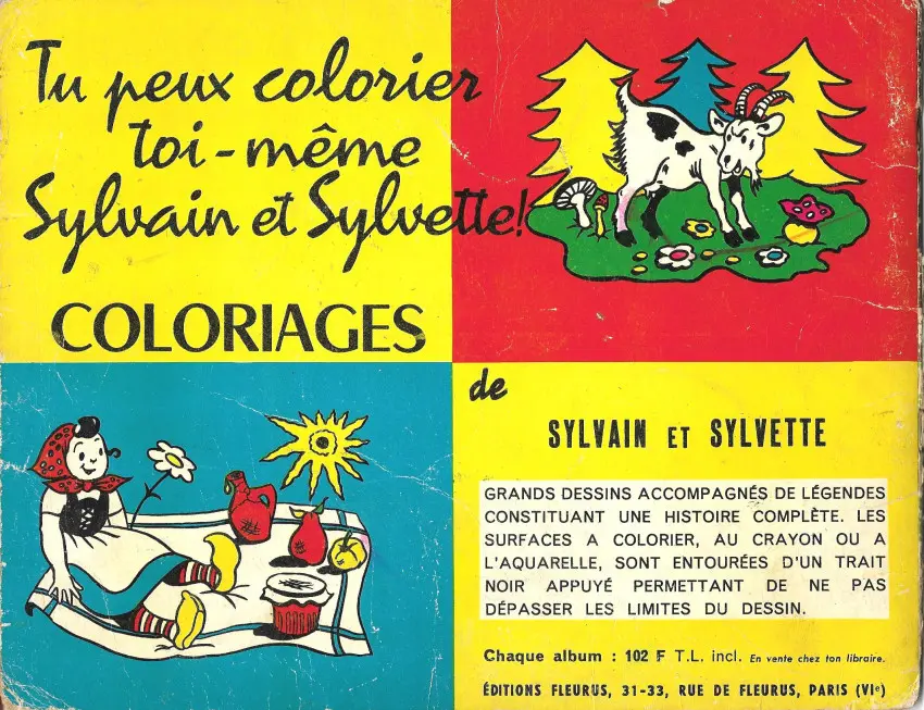 Verso de l'album Sylvain et Sylvette Tome 19 Les bonnes farces de nos amis