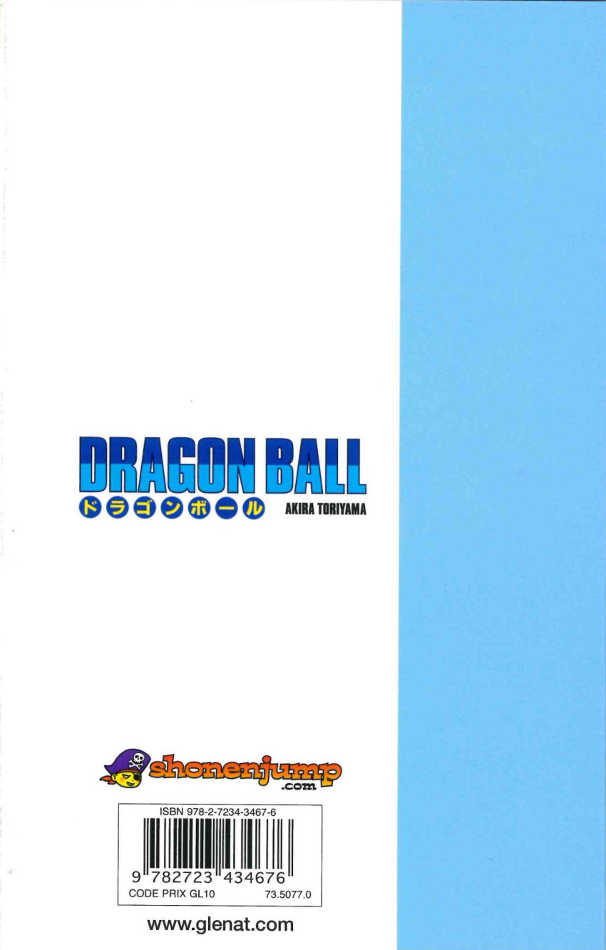Verso de l'album Dragon Ball 6 La grosse erreur de Bulma !!