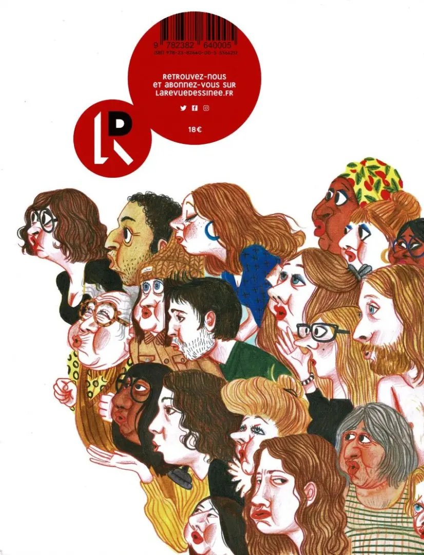 Verso de l'album La Revue dessinée #33