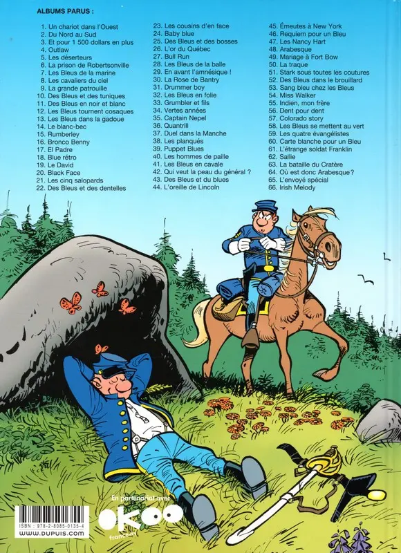Verso de l'album Les Tuniques Bleues Tome 56 Dent pour dent