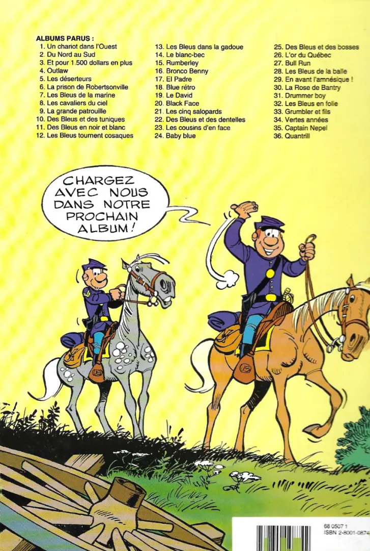 Verso de l'album Les Tuniques Bleues Tome 17 El padre