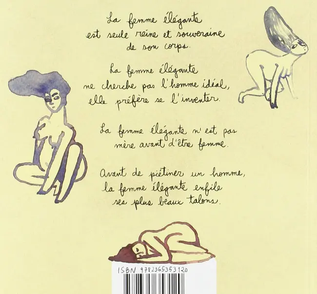 Verso de l'album Comment être une femme élégante ?