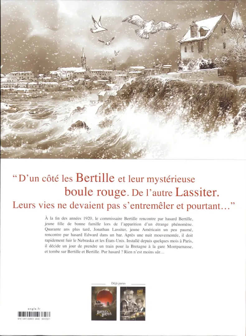 Verso de l'album Bertille & Lassiter 3