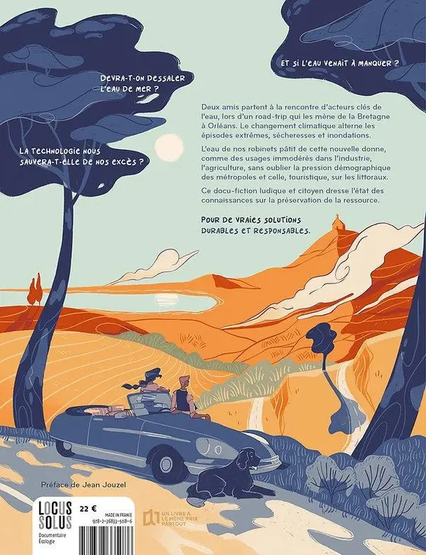 Verso de l'album L'urgence de l'eau Enquête à la source