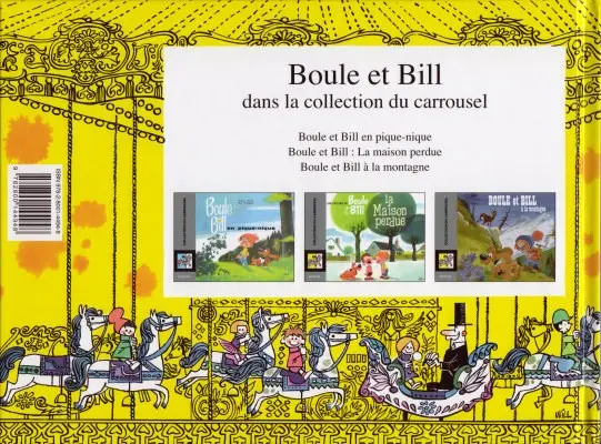 Verso de l'album Boule et Bill Tome 3 Boule et Bill à la montagne