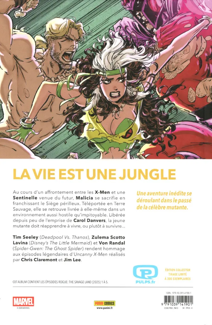 Verso de l'album Malicia Terre Sauvage