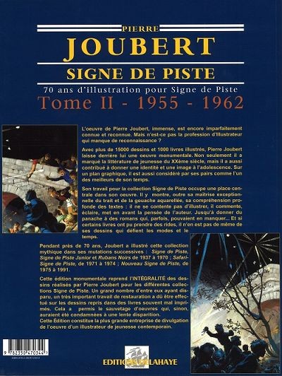 Verso de l'album Signe de piste - 70 ans d'illustration pour signe de piste Tome II 1955-1962