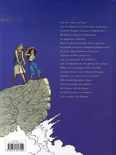 Verso de l'album Les Dérivantes Tome 1 De l'autre côté du Lagon