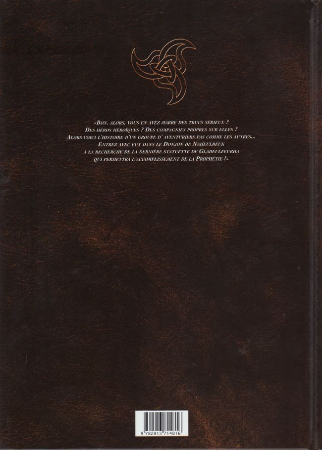 Verso de l'album Le Donjon de Naheulbeuk Tome 2 Première saison, partie 2