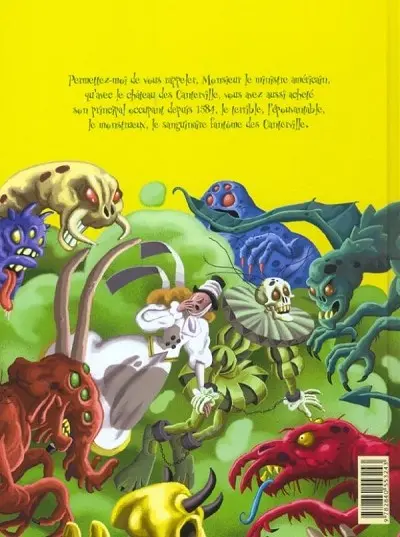 Verso de l'album Le Fantôme des Canterville