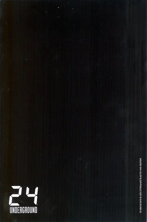 Verso de l'album 24 - Underground #2