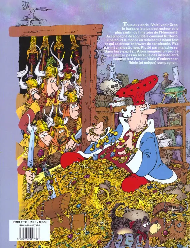 Verso de l'album Groo Tome 1 Z'avez pas vu Rufferto ?
