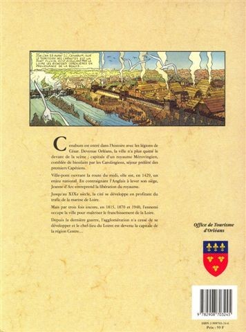 Verso de l'album Histoires des Villes Tome 11 Orléans - 2.000 ans d'histoire