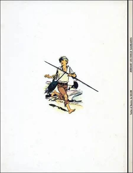 Verso de l'album Jérémie Tome 1 Les Dieux barbares