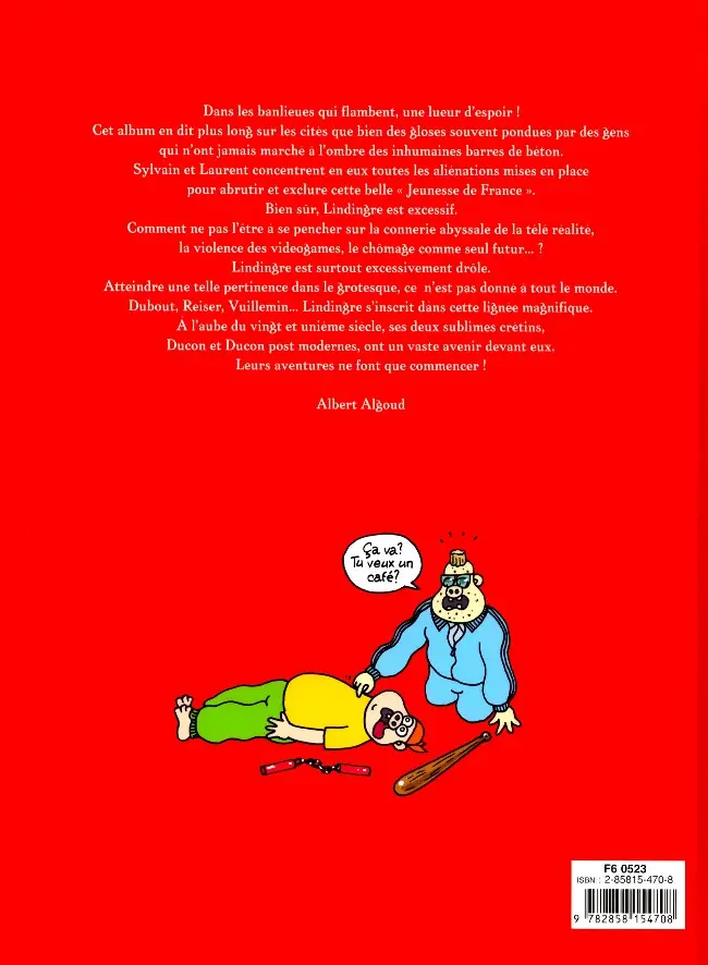 Verso de l'album Jeunesse de France Tome 1 Sylvain et Laurent s'éclatent