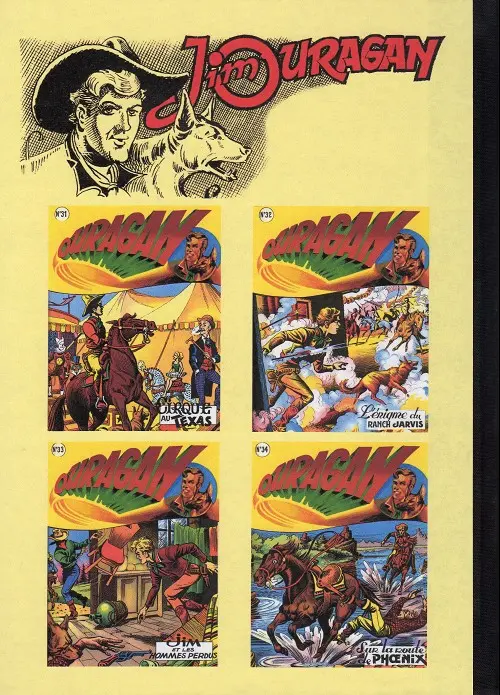 Verso de l'album Jim Ouragan Tome 9