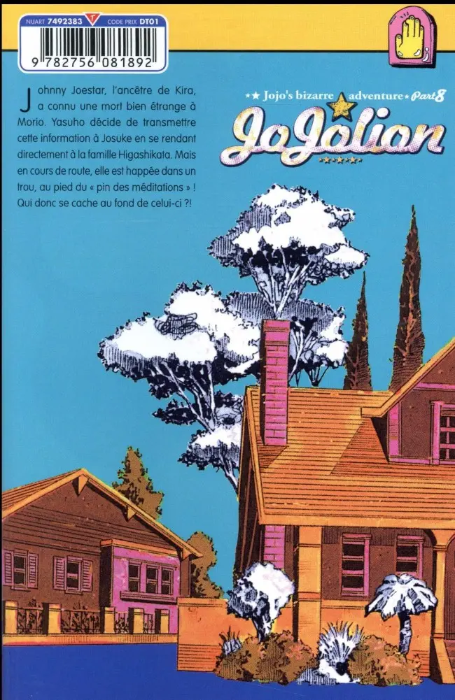 Verso de l'album Jojo's Bizarre Adventure - Jojolion Volume 6
