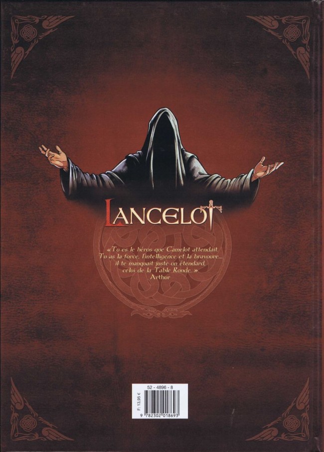 Verso de l'album Lancelot Tome 3 Morgane