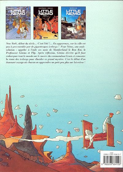 Verso de l'album Little Nemo Tome 3 La route des Icebergs