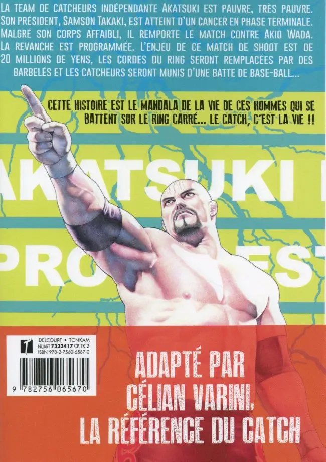 Verso de l'album Lock Up - Pro-Wrestling 2