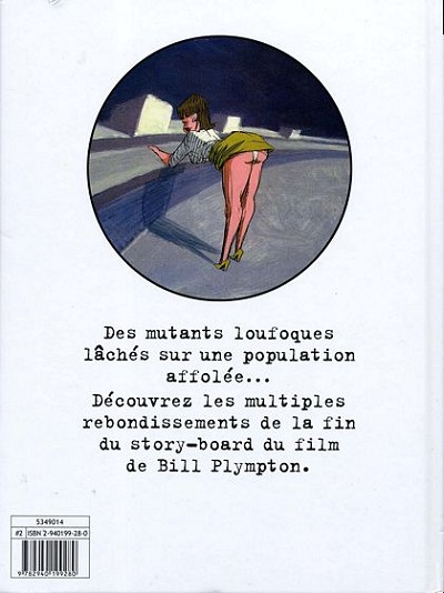 Verso de l'album Les Mutants de l'espace Tome 2